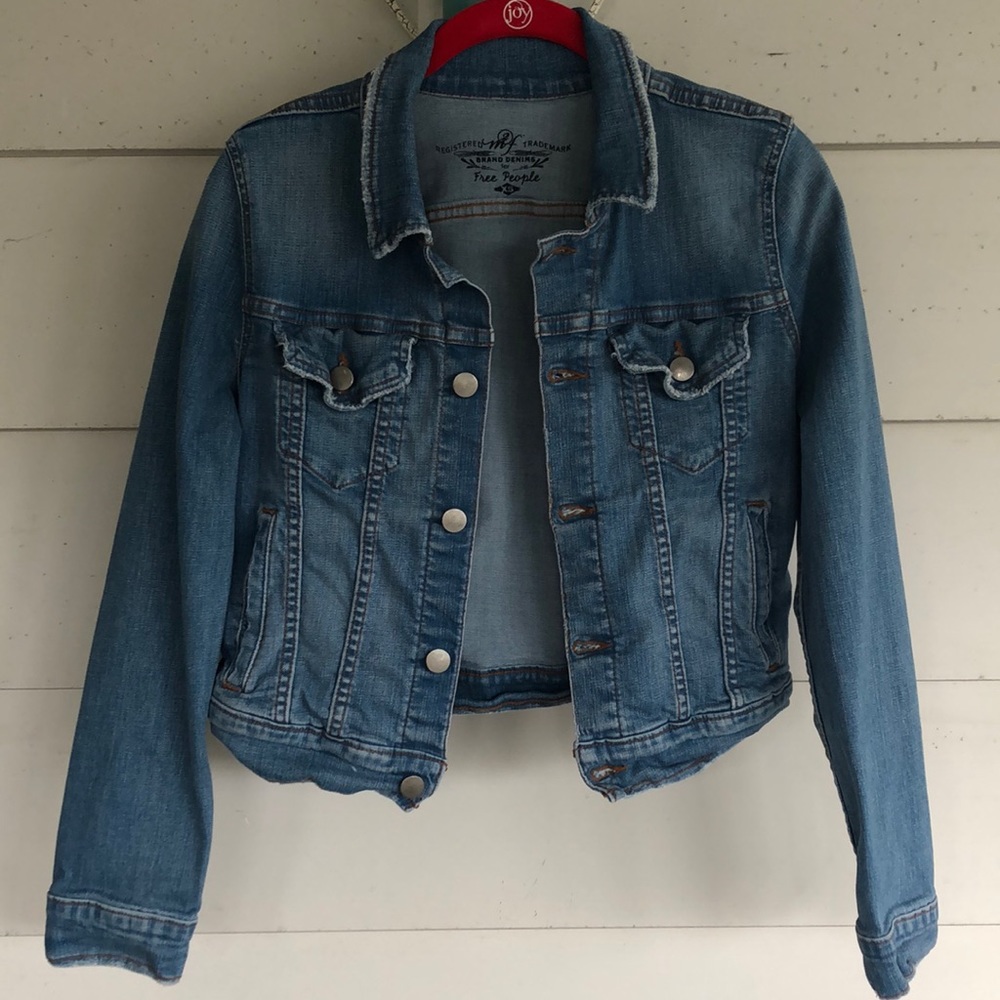 Free People Vintage Denim Jacket